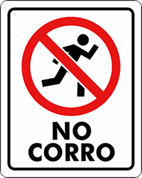 No Corro Velta Contra Incendio Y Seguridad