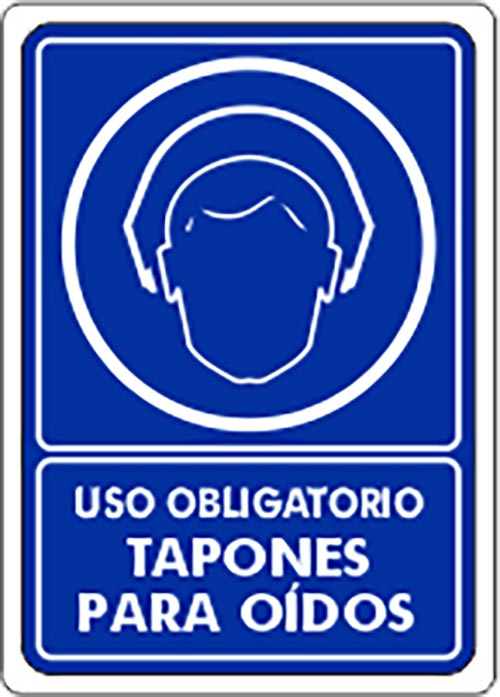Uso Obligatorio Tapones Para Oídos Velta Contra Incendio Y Seguridad 6760